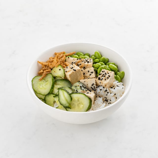 Baked Tofu Bowl.